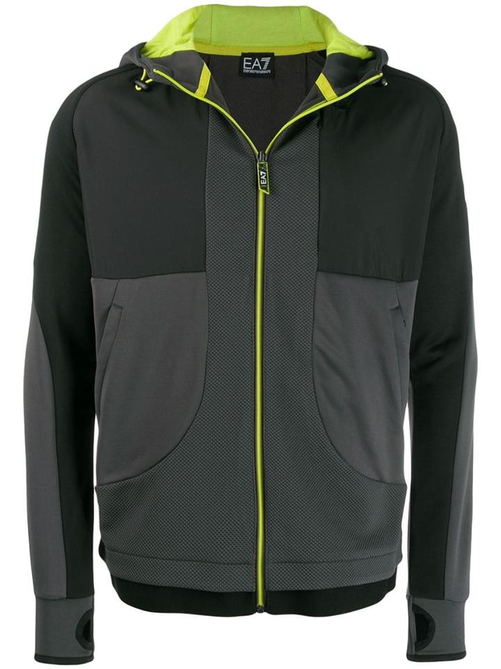 Ea7 Emporio Armani Hooded Sport Jacket - Grey