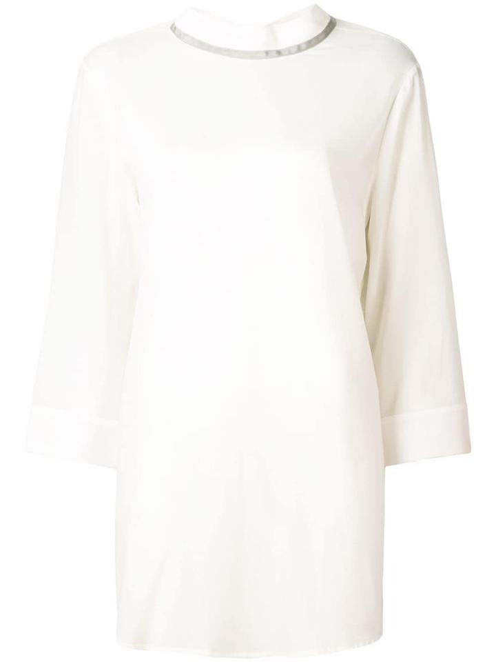 Fabiana Filippi High Neck Blouse - White