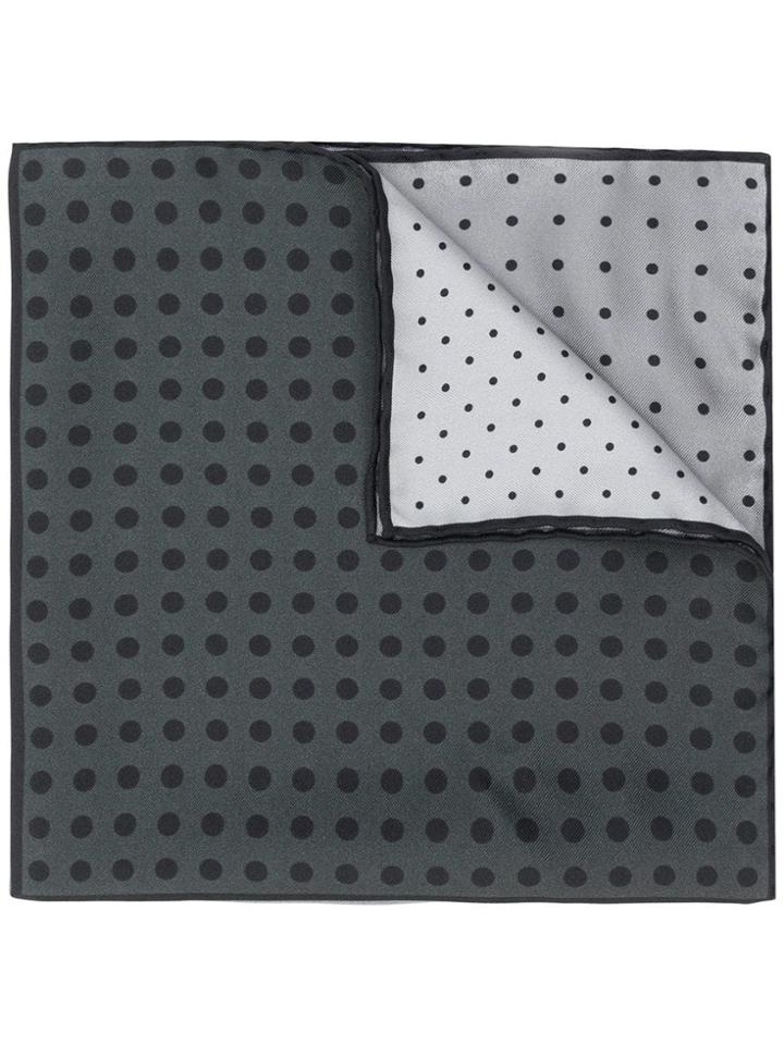 Lanvin Square Print Scarf - Grey