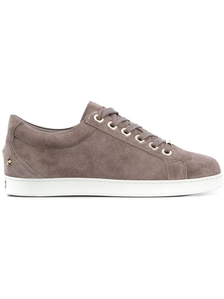 Jimmy Choo Cash Low-top Sneakers - Grey