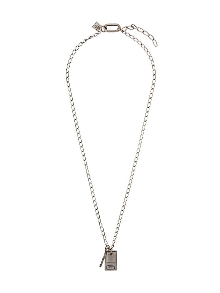 Goti Multi-pendant Logo Necklace - Metallic