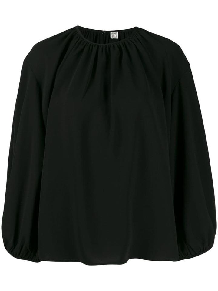 Toteme Loose-fit Pomerance Blouse - Black