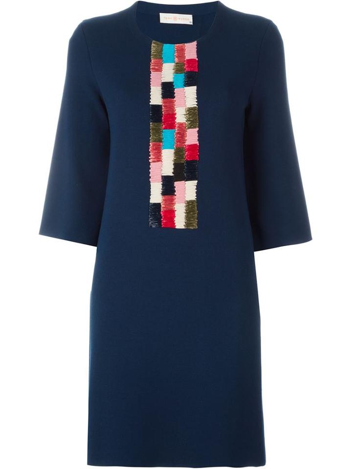 Tory Burch Woven Detail Shift Dress