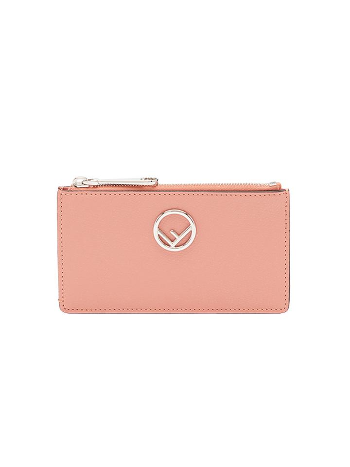 Fendi F Is Fendi Zipped Wallet - Pink & Purple