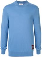 Ck Calvin Klein Structured Wool Sweater - Blue