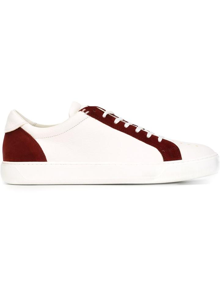 Moncler New Goure Sneakers, Men's, Size: 44, White, Leather/rubber