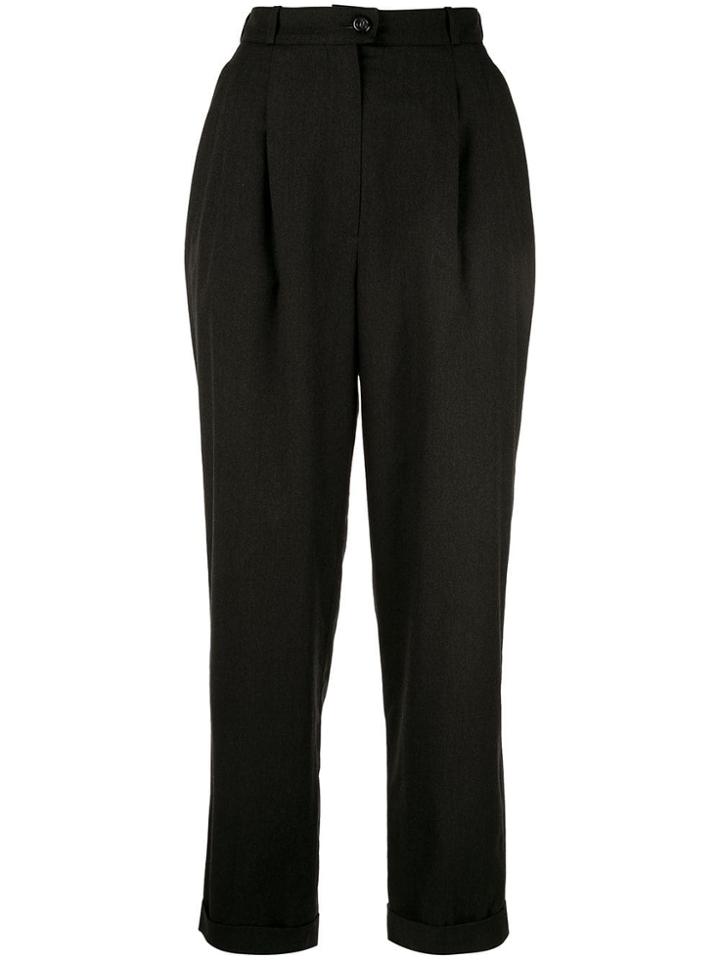 Chanel Vintage Long Wide Pants - Black
