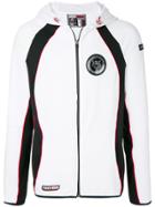 Plein Sport Logo Patch Zipped Jacket - White
