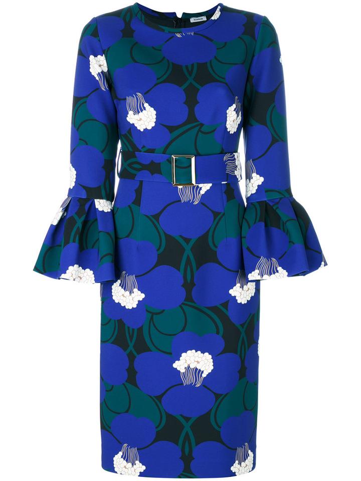 P.a.r.o.s.h. - Polanskid Dress - Women - Polyester/spandex/elastane - L, Blue, Polyester/spandex/elastane