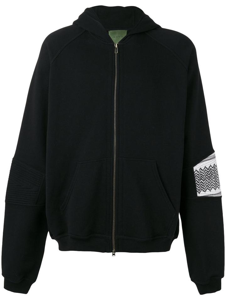 Amen - Zip Hoodie - Men - Cotton - 52, Black, Cotton