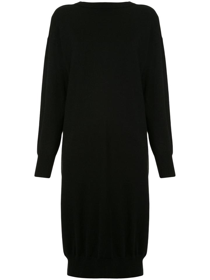 H Beauty & Youth Cut Out Knitted Dress - Black