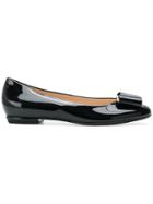 Hogl Bow-detail Flats - Black