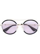 Gucci Eyewear Round Shaped Sunglasses - Multicolour
