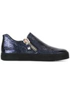 Stuart Weitzman High Shine Trainers - Blue
