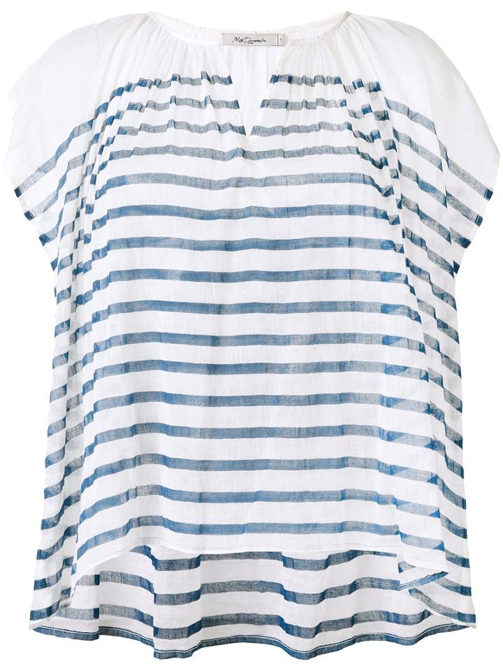 Mes Demoiselles - Striped T-shirt - Women - Cotton - 1, White, Cotton