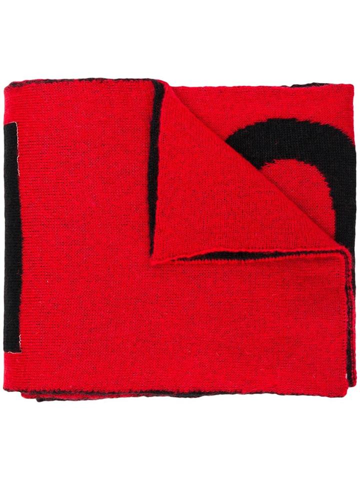 Faith Connexion Logo Print Scarf - Black