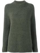Fwss 'farver' Jumper, Women's, Size: Xs, Green, Alpaca/nylon