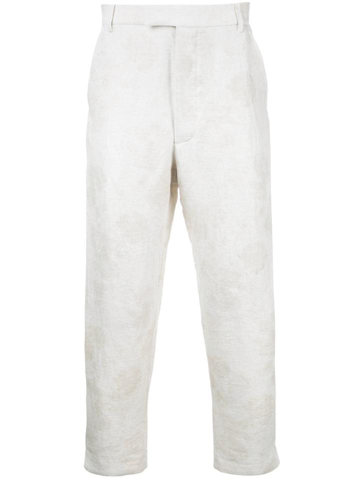 Matthew Miller Cropped Trousers - Nude & Neutrals
