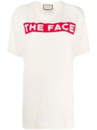 Gucci The Face Print T-shirt - Neutrals