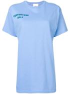 Semicouture 'giulia' T-shirt - Blue