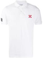 Mc2 Saint Barth Check Logo Polo Shirt - White