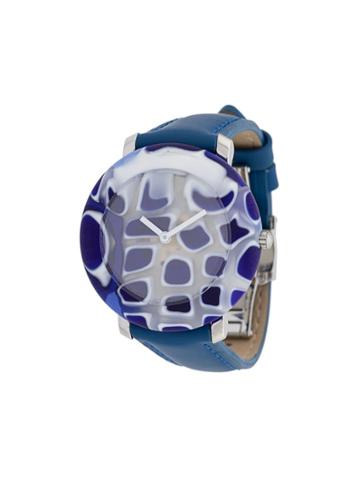 Yunik Square Tonneau Watch - Blue