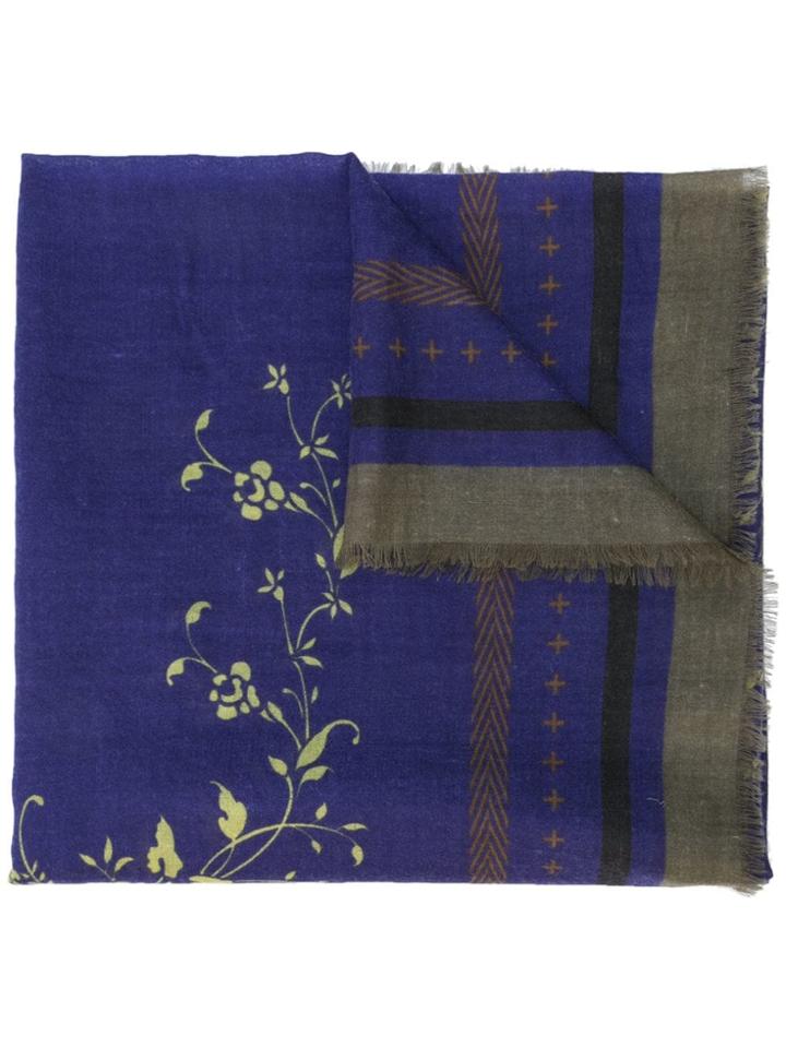 Haider Ackermann Print Scarf - Blue