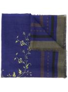 Haider Ackermann Print Scarf - Blue