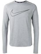 Nike Logo Top, Men's, Size: Medium, Grey, Cotton/polyester