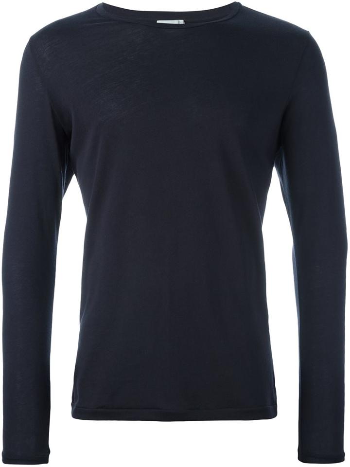 Closed Crew Neck Jumper, Men's, Size: Xl, Blue, Cotton/cashmere