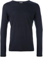 Closed Crew Neck Jumper, Men's, Size: Xl, Blue, Cotton/cashmere
