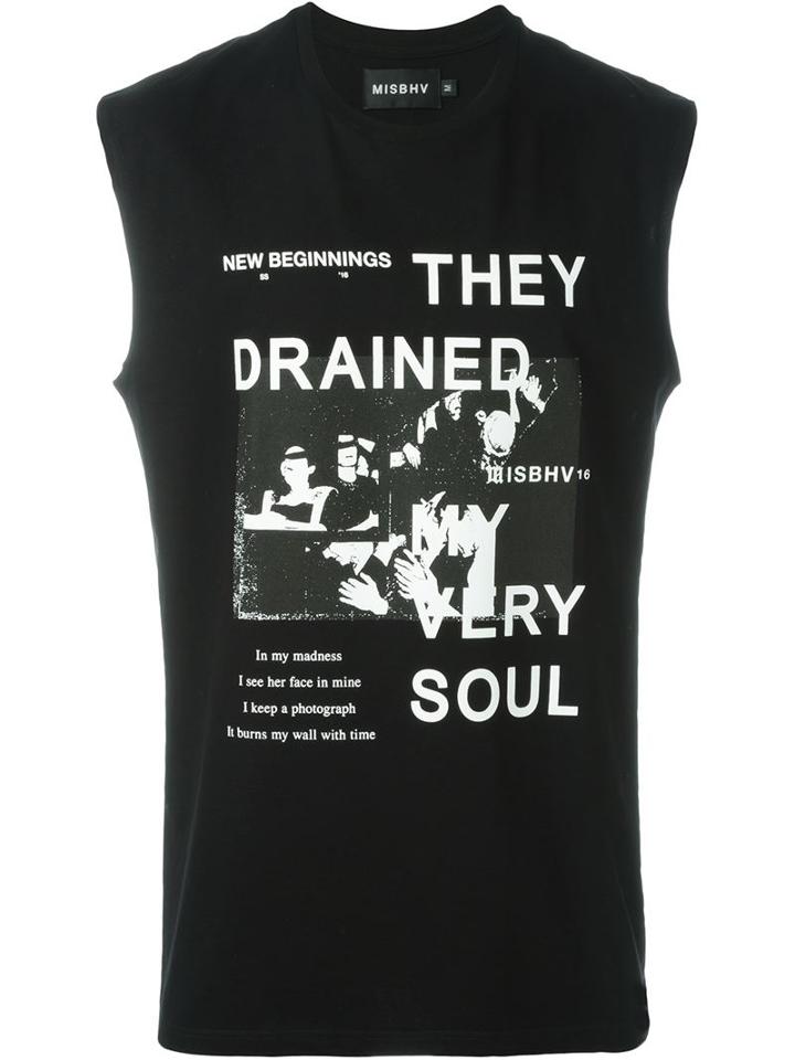 Misbhv 'drained' Tank Top