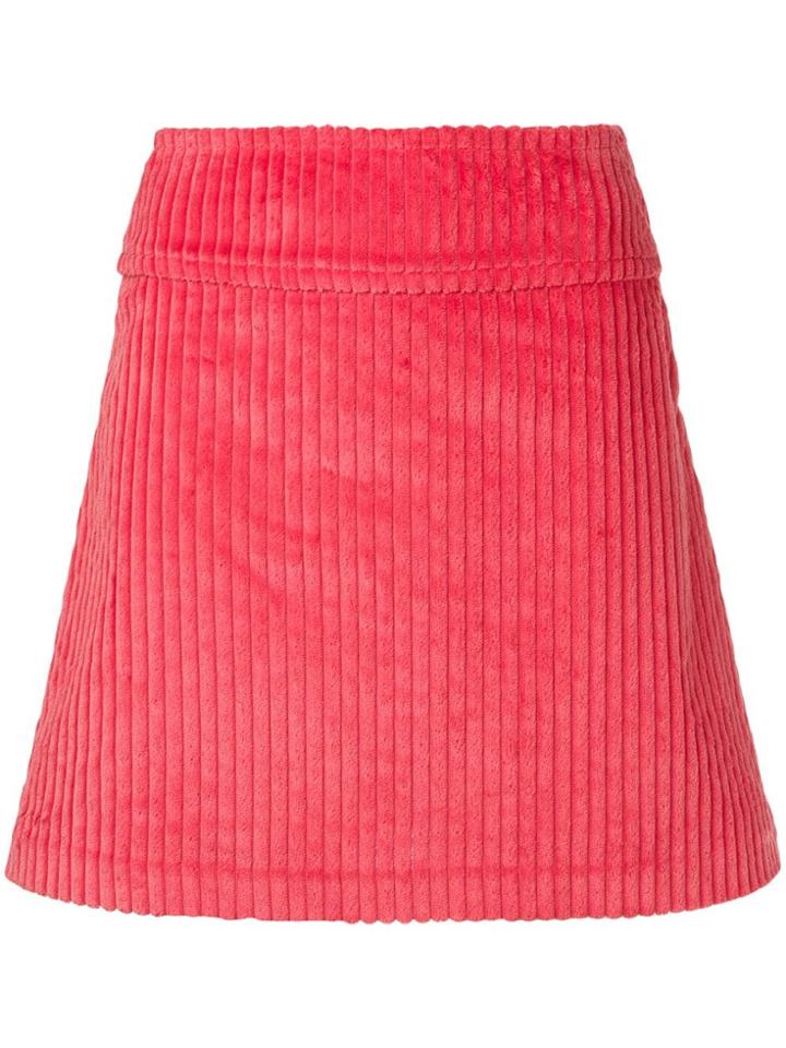 A.p.c. Wright Mini Skirt - Pink & Purple