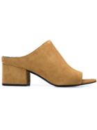 3.1 Phillip Lim Cube Mules - Brown