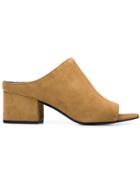 3.1 Phillip Lim Cube Mules - Brown