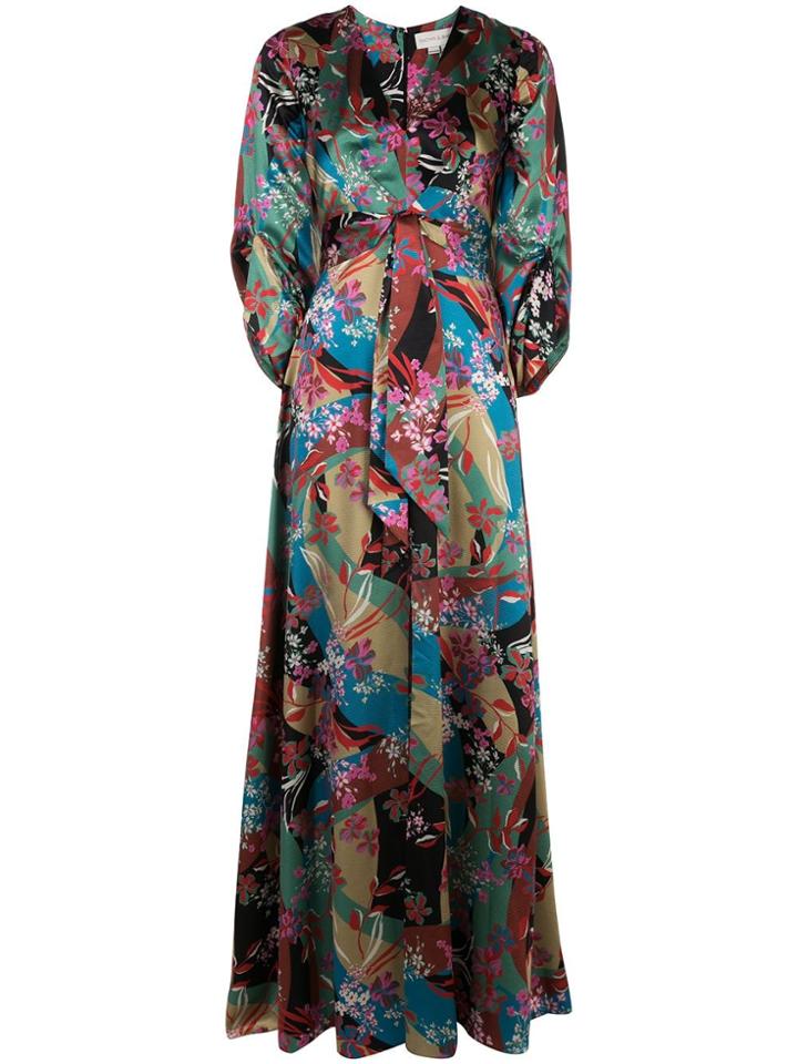 Sachin & Babi Floral Print Gown - Multicolour