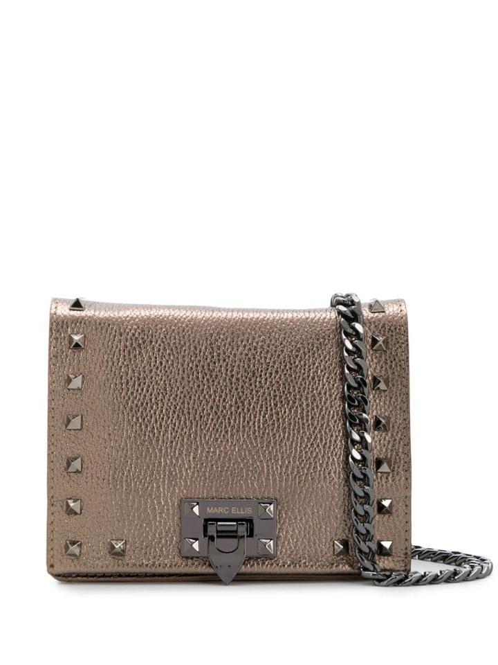Marc Ellis Metallic Shoulder Bag - Gold