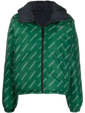Lacoste Live Logo Puffer Reversible Jacket - Green