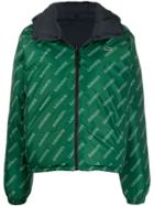 Lacoste Live Logo Puffer Reversible Jacket - Green