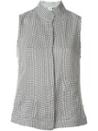 Armani Collezioni Patterned Sleeveless Jacket