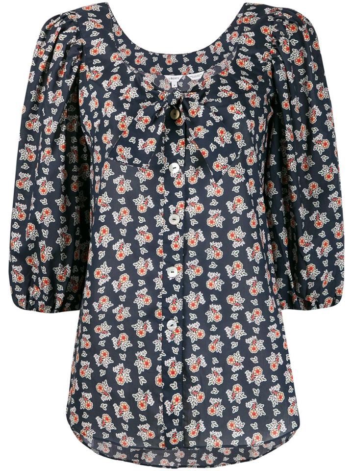 Liberty London Ditsy Flower Blouse - Black