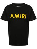 Amiri Logo Print T-shirt - Black