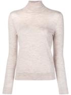 N.peal Superfine Roll Neck Sweater - Nude & Neutrals