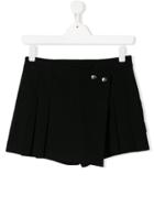 Moncler Kids Pleated Mini Skirt - Black