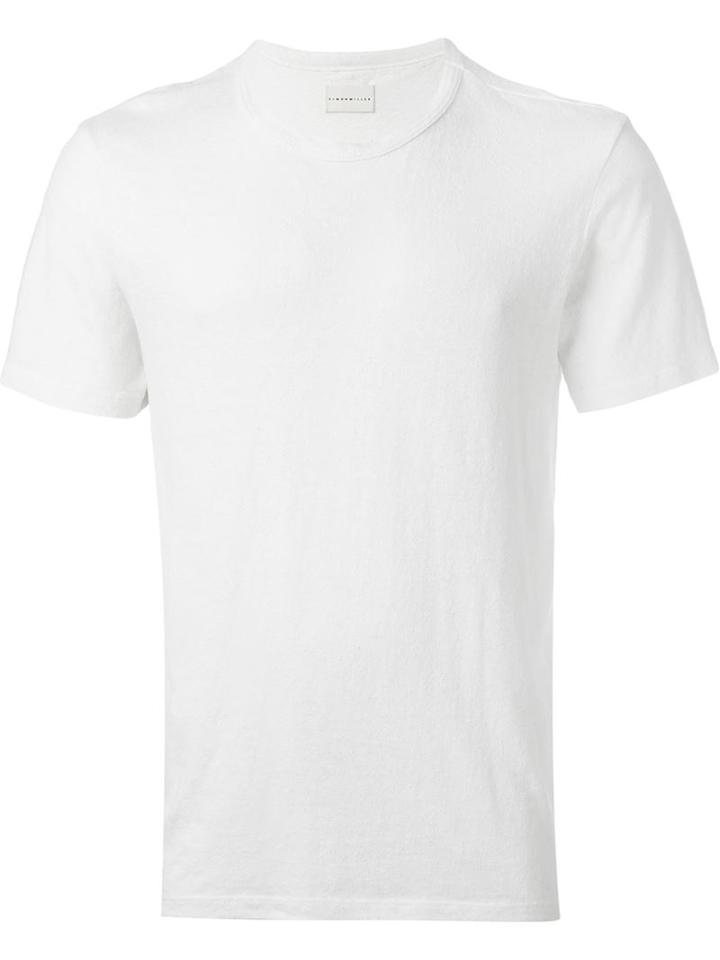 Simon Miller Garçon T-shirt, Men's, Size: 1, White, Cotton/silk