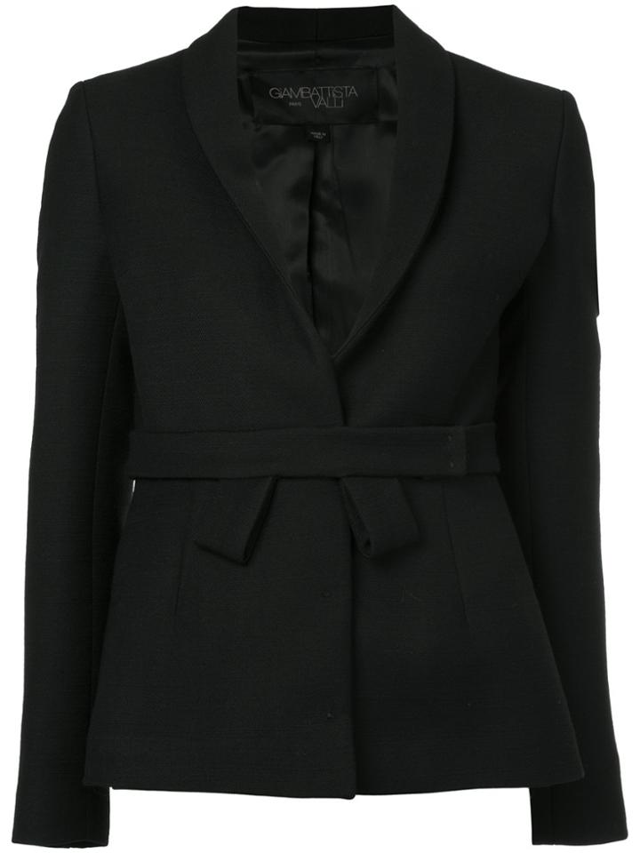Giambattista Valli Tailored Fitted Blazer - Black