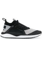 Puma Woven Lace-up Sneakers - Black
