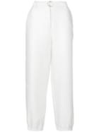 Christian Wijnants - Cropped Trousers - Women - Polyester - 36, White, Polyester