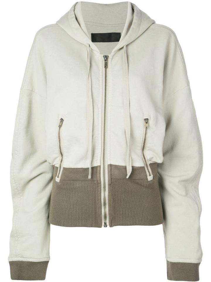 Haider Ackermann Contrast Detail Hoodie - Neutrals