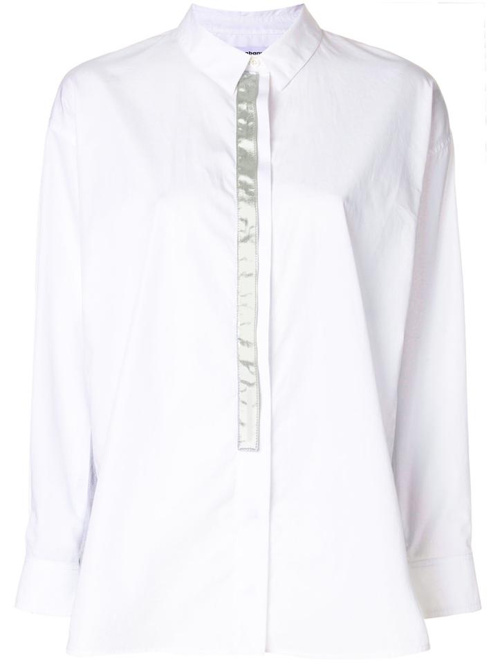 Paco Rabanne Metallic Detail Shirt - White